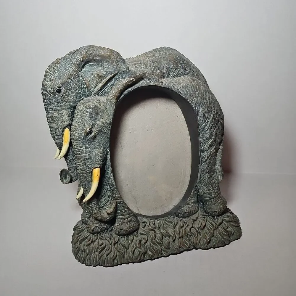 Cedar Creek Collection Elephant 3D Resin Photo Frame 8x7x2
